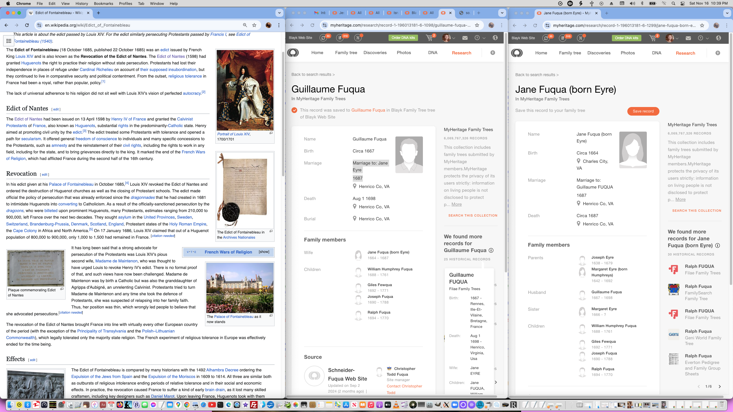 ./2024-11-16 at 10.39.45 PM - HUGUENOT fleeing Louis XIV 'Edict of Fontainebleau' - Guillaime FUQUA b. Rennes, Bretagne, France 1664 Christ. 1685 WEDS Jean EYRE 1687 Henrico Co VA.png